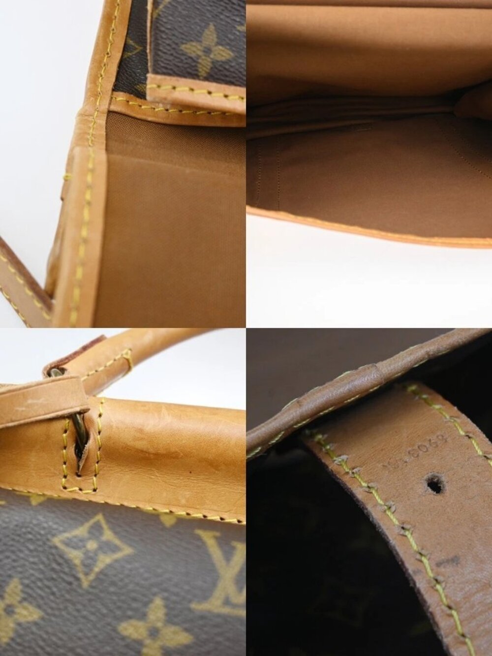 LOUIS VUITTON LV Sac Kleber Shoulder Bag Monogram Leather Brown M58122 13KC407 - Picture 12 of 16